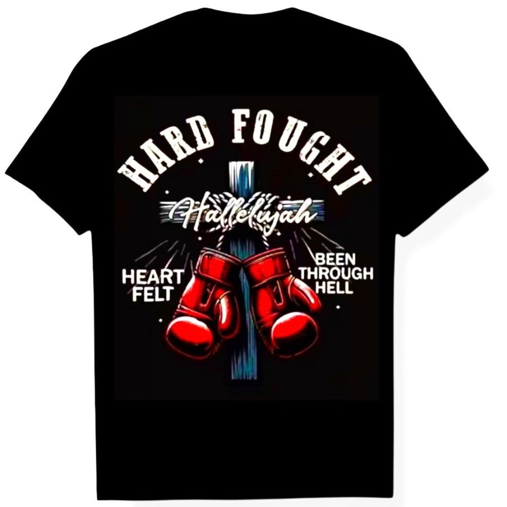 NEW - FAITH COLLECTION INSPIRED BLACK TSHIRT UNISEX - 019 SZ LARGE